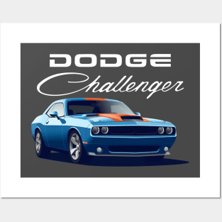 Challenger RT American Car Posters and Art